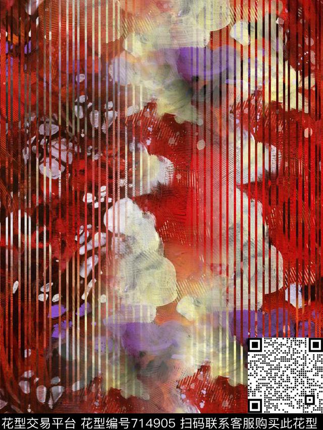 女装华亿平台秘密3.0【抽象形态】抽象数码印花华亿平台下载（图片编号: 714905） - 瓦栏（Walan）