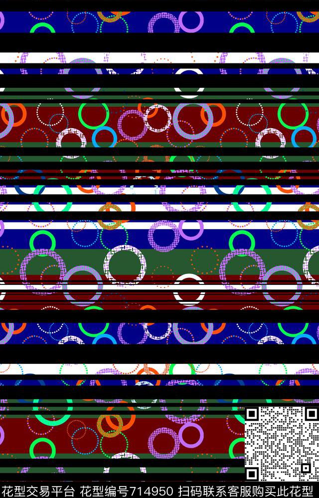 横条条子条纹传统印花华亿平台下载（图片编号: 714950） - 瓦栏（Walan）