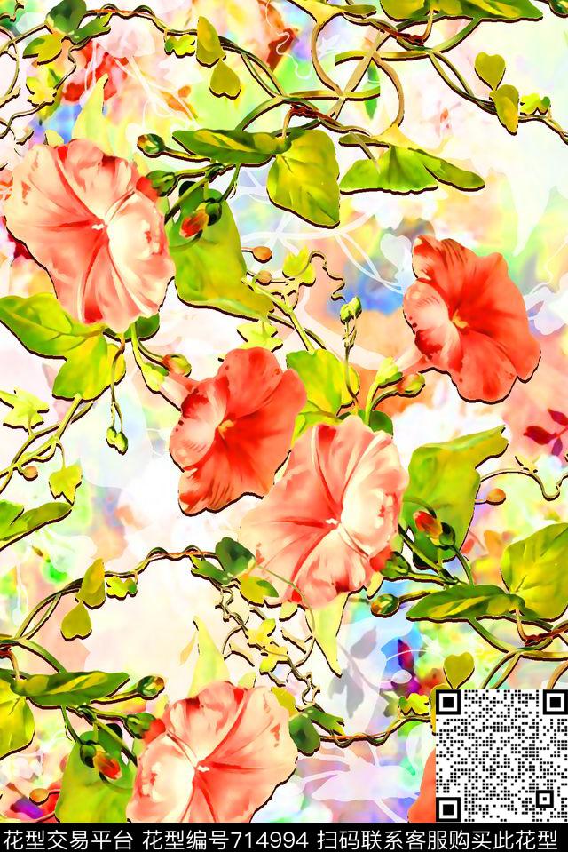 女装花卉纹理底纹抽象几何清爽印花梦幻艺术平底立体手绘印花满版最新高清数码印花蕾丝民族中国风绣花珠宝肌理时尚潮流大牌复古欧美风数码印花华亿平台下载（图片编号: 714994） - 瓦栏（Walan）