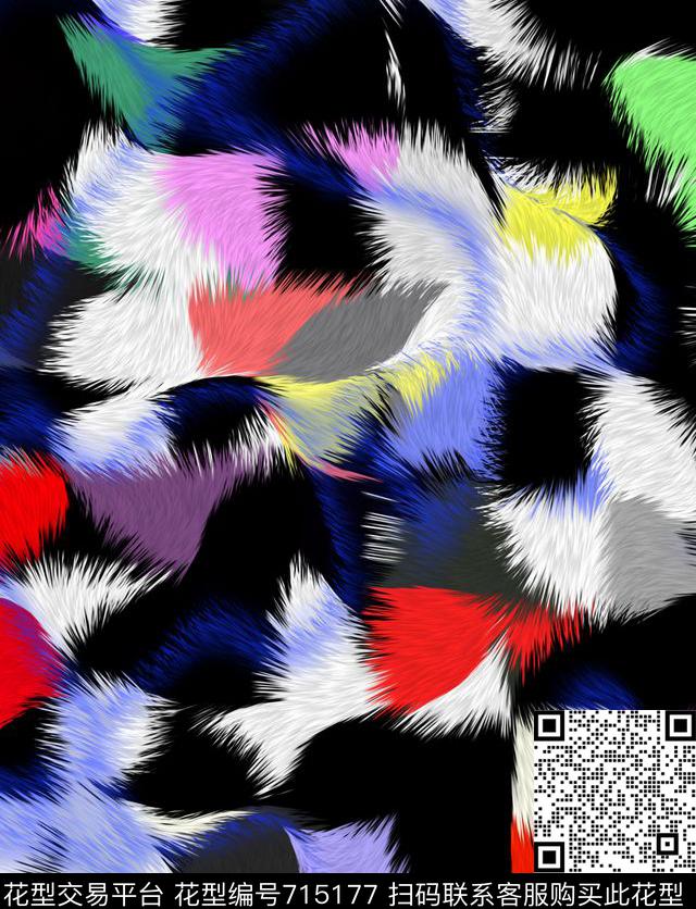 纹理秋冬布纹数码印花华亿平台下载（图片编号: 715177） - 瓦栏（Walan）