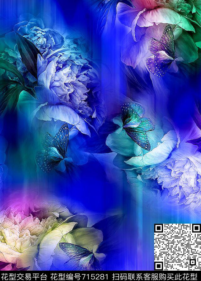 A.I.F时尚女装满版A.I.F时尚香云纱华亿平台A.I.F时尚网布华亿平台数码印花华亿平台下载（图片编号: 715281） - 瓦栏（Walan）