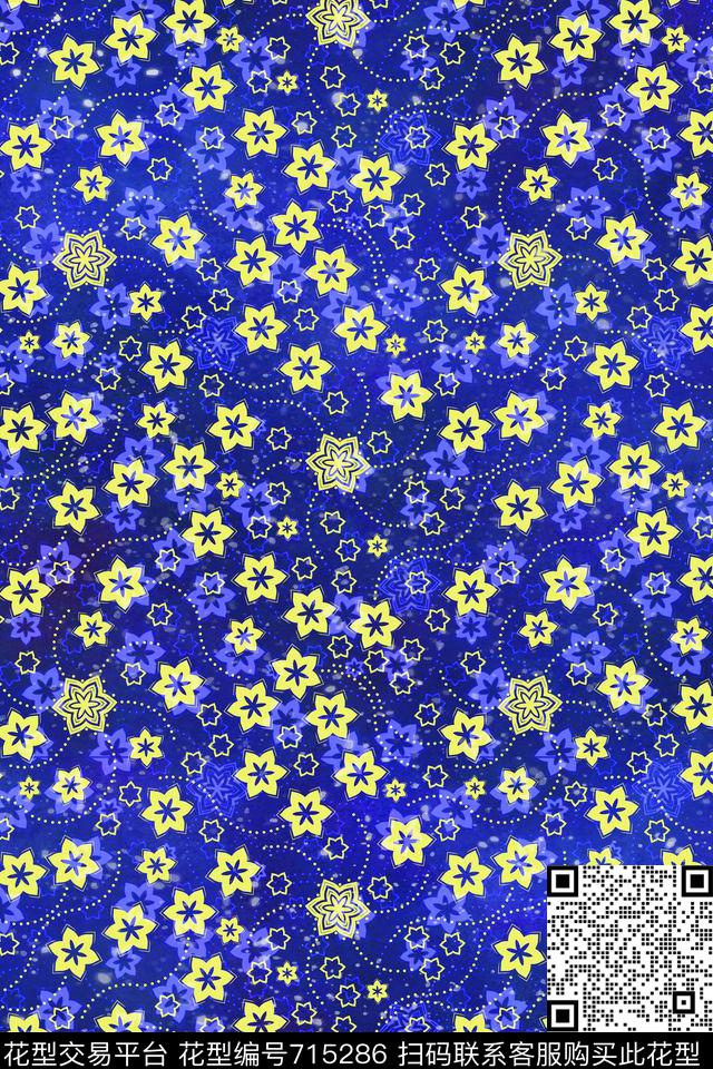 星空图案抽象笔刷纹理五角星数码印花华亿平台下载（图片编号: 715286） - 瓦栏（Walan）