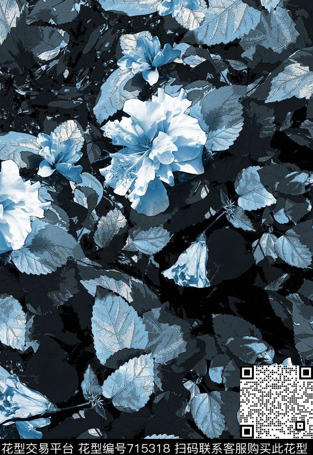 女装抽象复古数码印花华亿平台下载（图片编号: 715318） - 瓦栏（Walan）