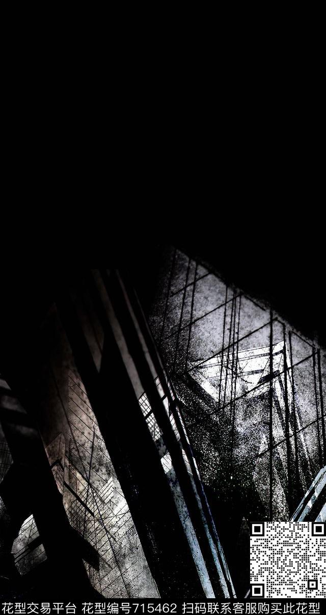 男装定位几何数码印花华亿平台下载（图片编号: 715462） - 瓦栏（Walan）