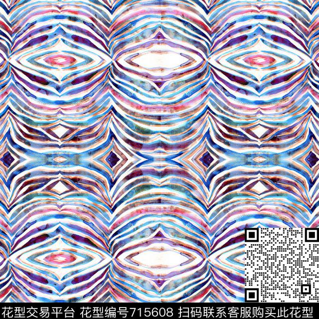 斑马动物纹女装数码印花华亿平台下载（图片编号: 715608） - 瓦栏（Walan）