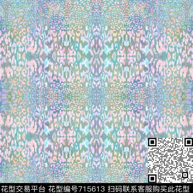 豹子动物纹女装数码印花华亿平台下载（图片编号: 715613） - 瓦栏（Walan）