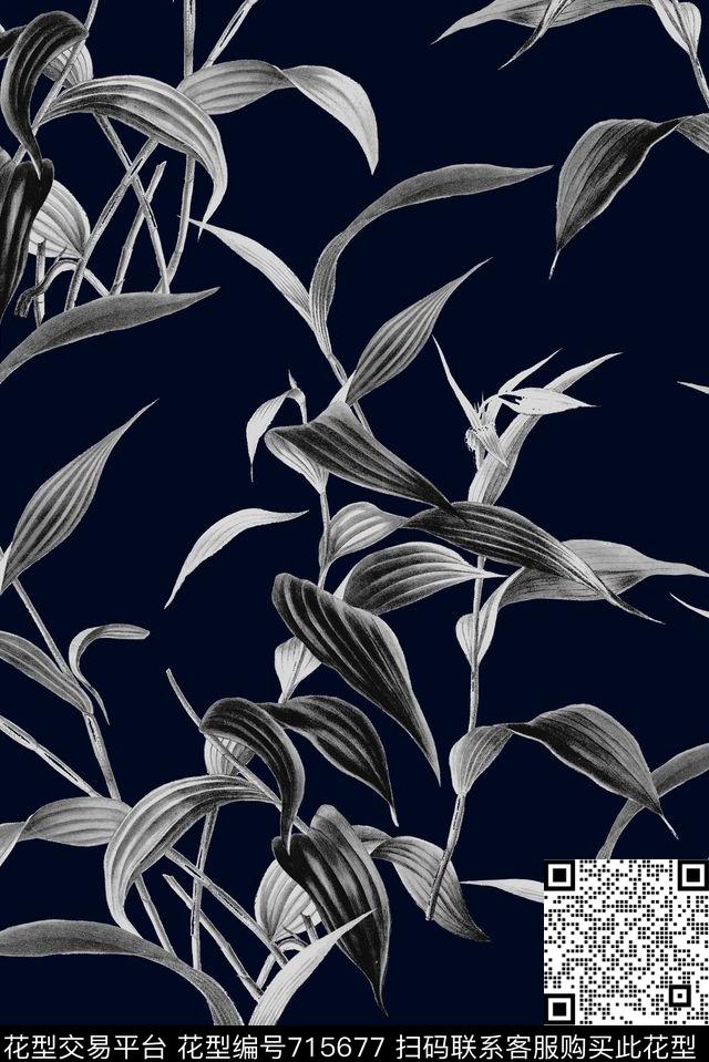 大花牡丹玫瑰数码印花华亿平台下载（图片编号: 715677） - 瓦栏（Walan）