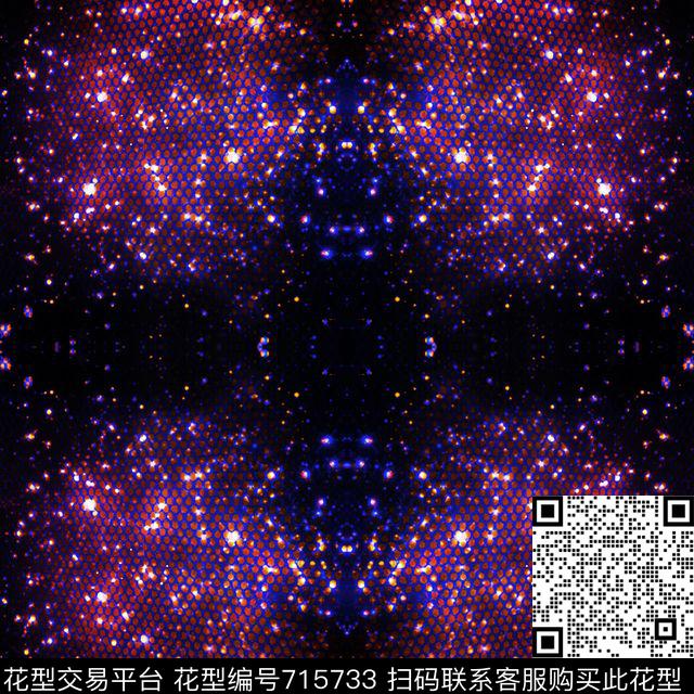 太空星空女装数码印花华亿平台下载（图片编号: 715733） - 瓦栏（Walan）