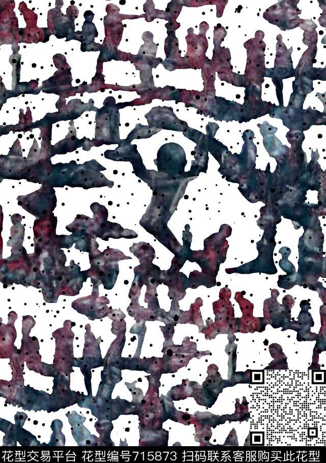 纹理底纹男装羽绒服印花抽象手绘T恤印花卫衣加克印花衬衫裤子印花外套印花羽绒服印花时尚潮流潮牌大牌复古英文字欧美高清数码立体数码印花华亿平台下载（图片编号: 715873） - 瓦栏（Walan）