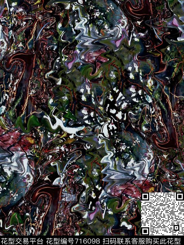 复古纹理男装华亿平台数码印花华亿平台下载（图片编号: 716098） - 瓦栏（Walan）