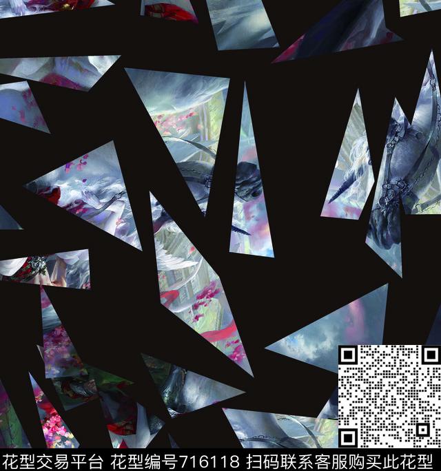 叶子机械精品数码印花华亿平台下载（图片编号: 716118） - 瓦栏（Walan）