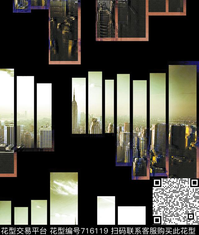 叶子机械精品数码印花华亿平台下载（图片编号: 716119） - 瓦栏（Walan）