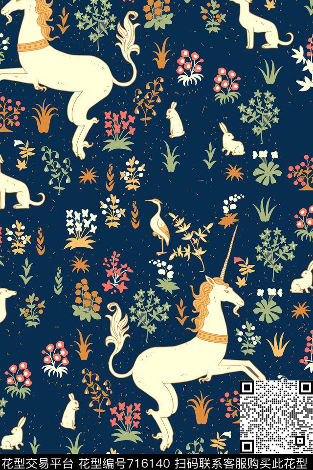 女装植物纹童装传统印花华亿平台下载（图片编号: 716140） - 瓦栏（Walan）