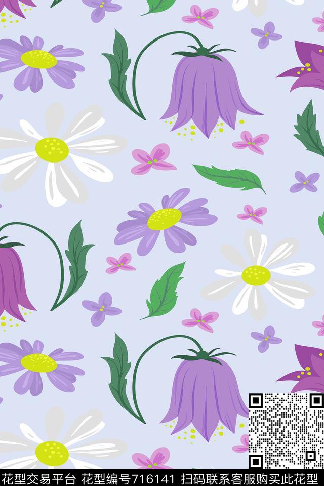 女装植物纹童装传统印花华亿平台下载（图片编号: 716141） - 瓦栏（Walan）