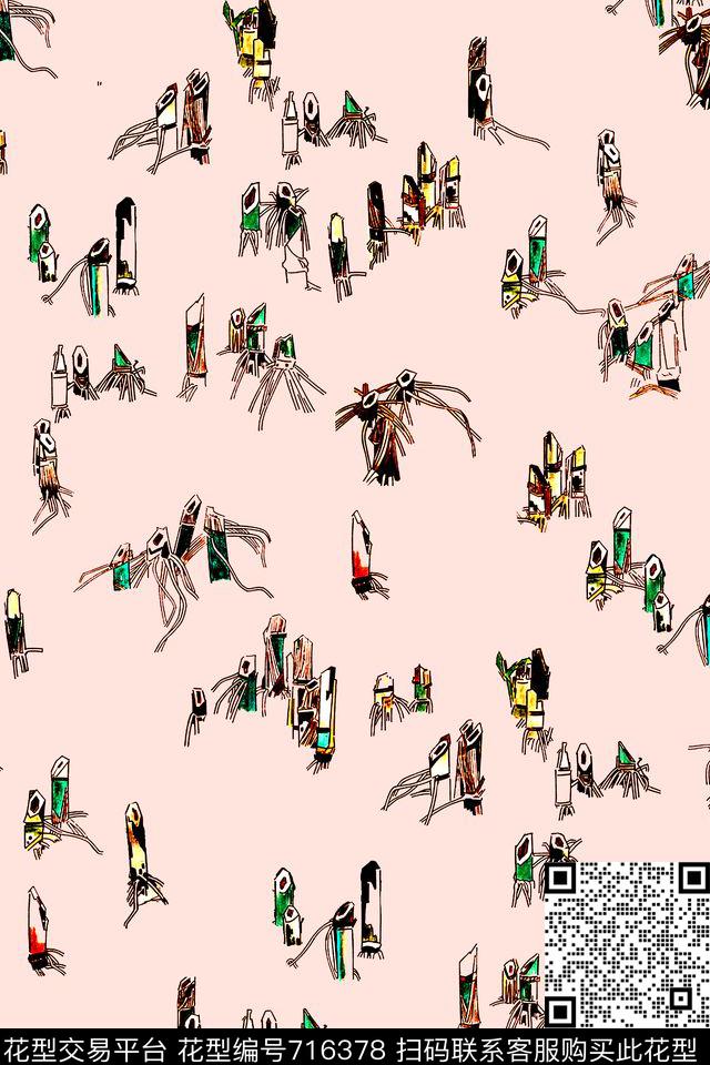 趣味个性清新传统印花华亿平台下载（图片编号: 716378） - 瓦栏（Walan）