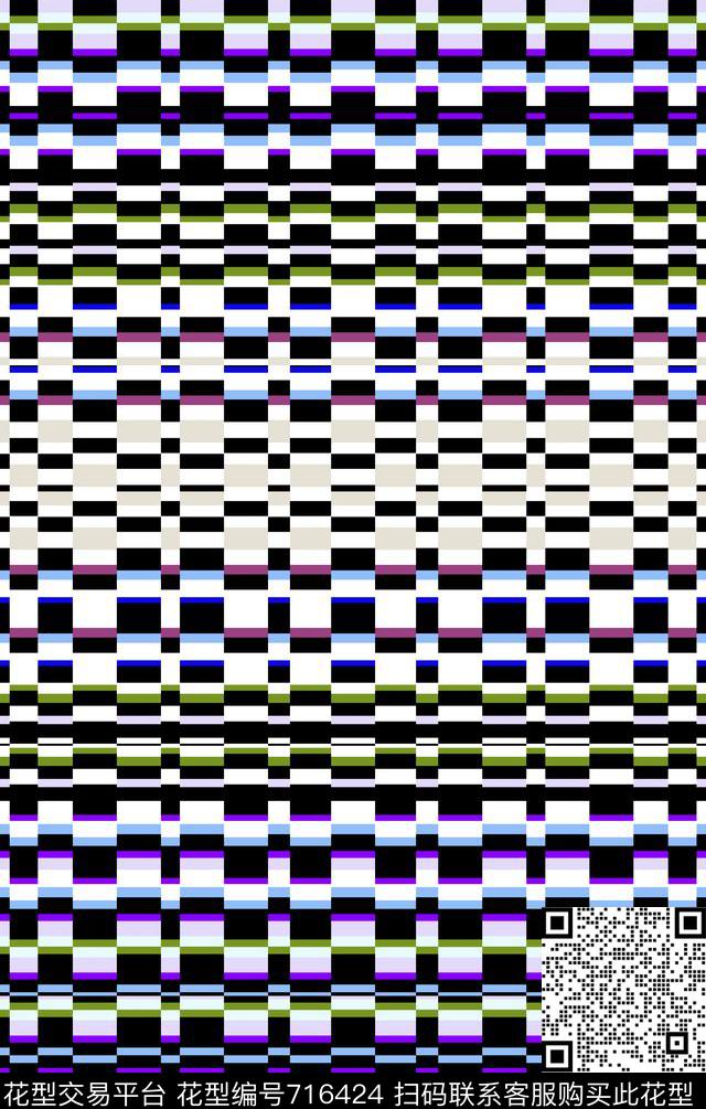 几何格子苏格兰格格子传统印花华亿平台下载（图片编号: 716424） - 瓦栏（Walan）