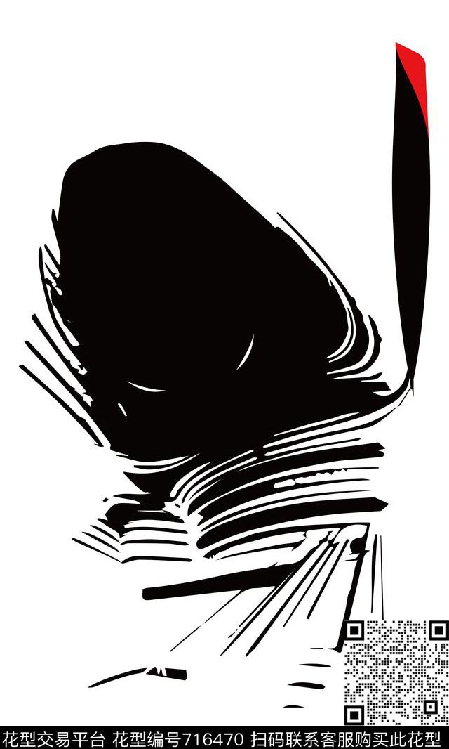 AI源文件系列漫画暗黑风；全件定位数码印花华亿平台下载（图片编号: 716470） - 瓦栏（Walan）