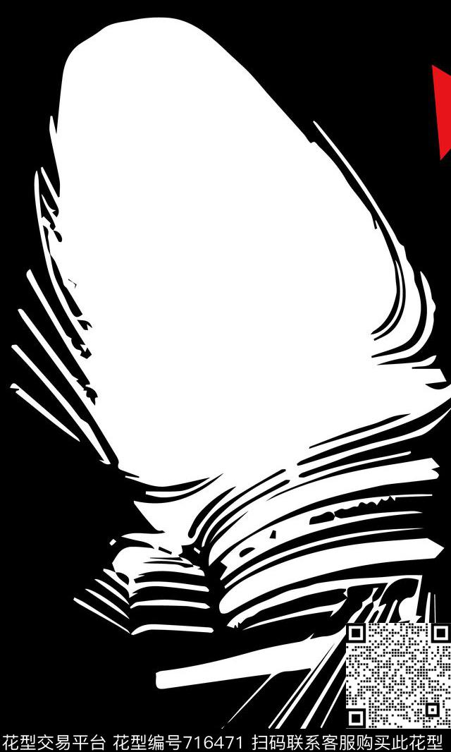 AI源文件系列漫画暗黑风；全件定位数码印花华亿平台下载（图片编号: 716471） - 瓦栏（Walan）