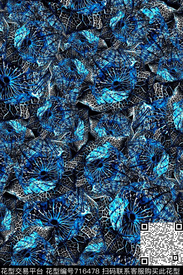 民族复古抽象几何数码印花华亿平台下载（图片编号: 716478） - 瓦栏（Walan）