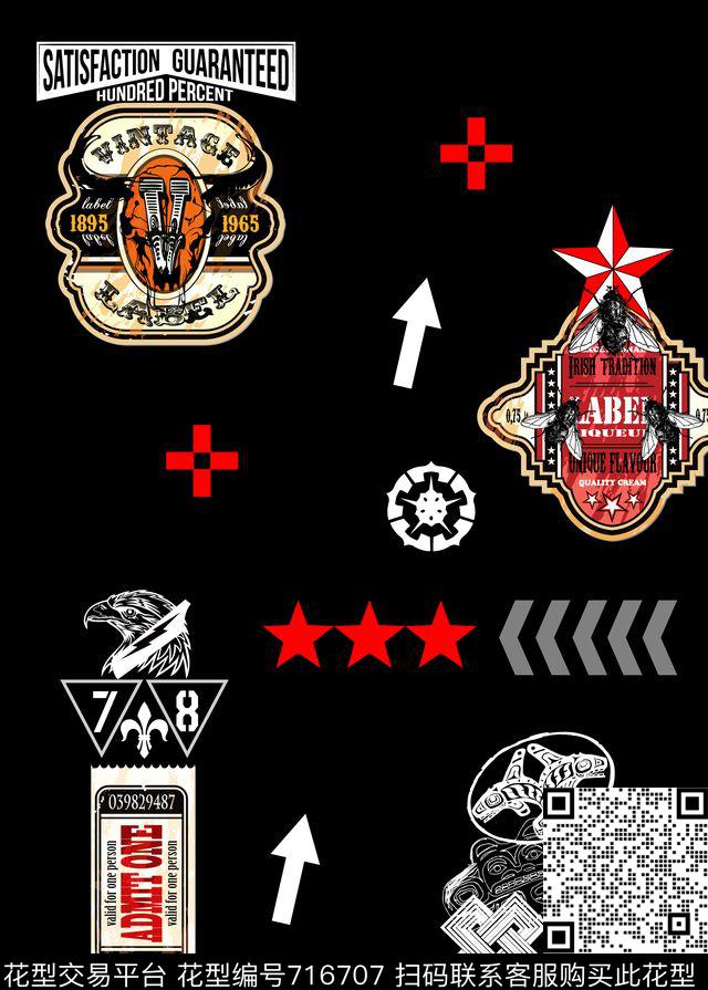 Fei-男装男装定位潮流元素数码印花华亿平台下载（图片编号: 716707） - 瓦栏（Walan）