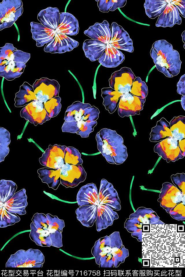 年轻时尚印花华亿平台下载（图片编号: 716758） - 瓦栏（Walan）