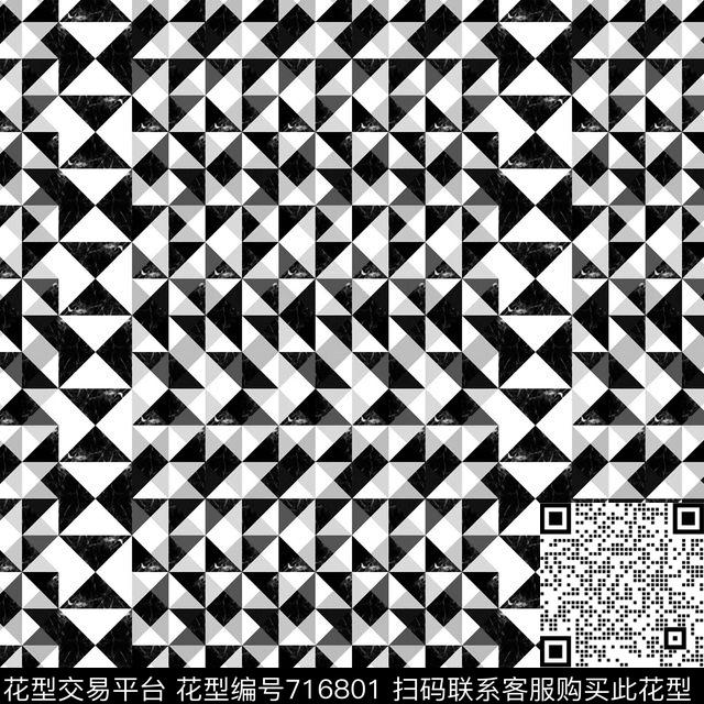 男装几何大理石数码印花华亿平台下载（图片编号: 716801） - 瓦栏（Walan）