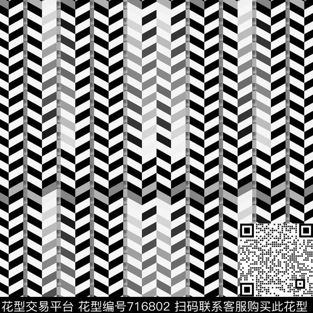 不规则几何男装几何传统印花华亿平台下载（图片编号: 716802） - 瓦栏（Walan）