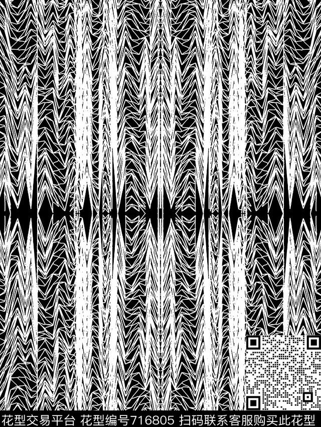 几何男装不规则几何传统印花华亿平台下载（图片编号: 716805） - 瓦栏（Walan）