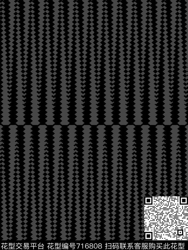 男装大牌风几何传统印花华亿平台下载（图片编号: 716808） - 瓦栏（Walan）