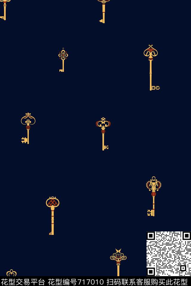 商务休闲男装钥匙传统印花华亿平台下载（图片编号: 717010） - 瓦栏（Walan）