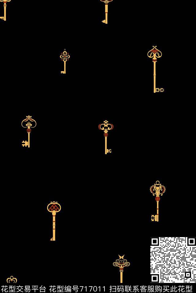 商务休闲男装钥匙传统印花华亿平台下载（图片编号: 717011） - 瓦栏（Walan）