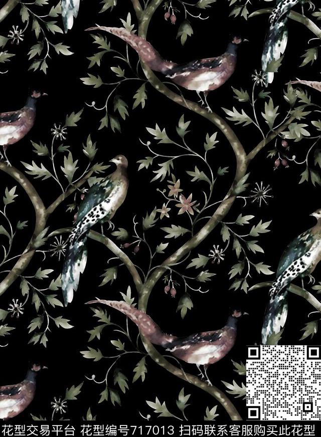 花鸟男装华亿平台抽象手绘T恤印花卫衣加克华亿平台衬衫裤子华亿平台外套华亿平台羽绒服华亿平台时尚潮流潮牌大牌复古英文字欧美高清数码立体数码印花华亿平台下载（图片编号: 717013） - 瓦栏（Walan）