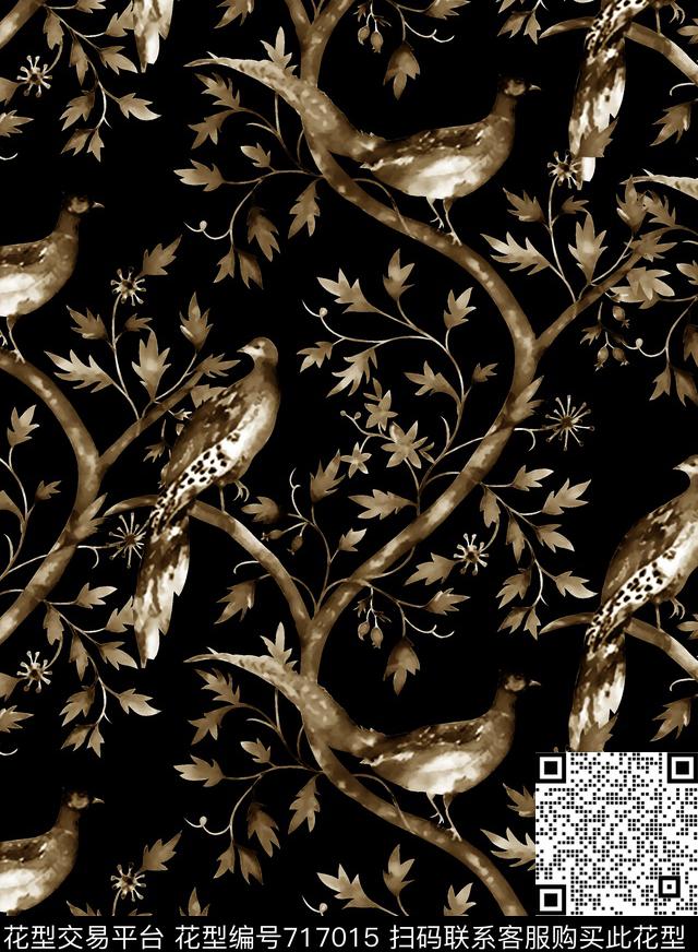 花鸟男装华亿平台抽象手绘T恤印花卫衣加克华亿平台衬衫裤子华亿平台外套华亿平台羽绒服华亿平台时尚潮流潮牌大牌复古英文字欧美高清数码立体数码印花华亿平台下载（图片编号: 717015） - 瓦栏（Walan）