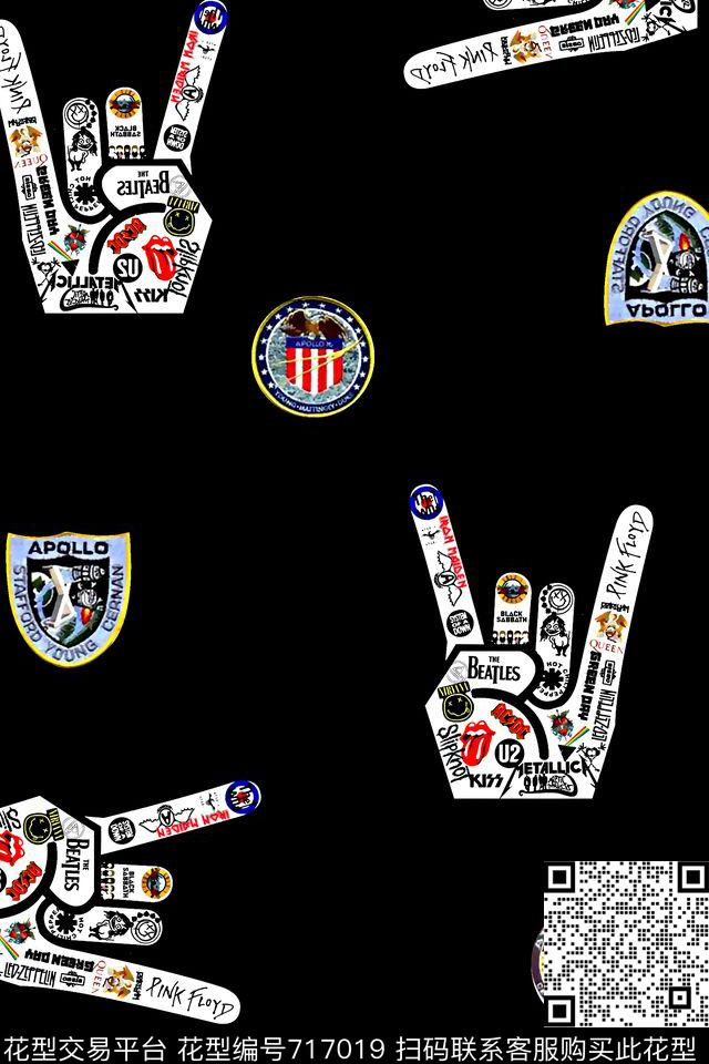 休闲男装男装加克华亿平台抽象手绘T恤印花卫衣加克华亿平台衬衫裤子华亿平台外套华亿平台羽绒服华亿平台时尚潮流潮牌大牌复古英文字欧美高清数码立体数码印花华亿平台下载（图片编号: 717019） - 瓦栏（Walan）