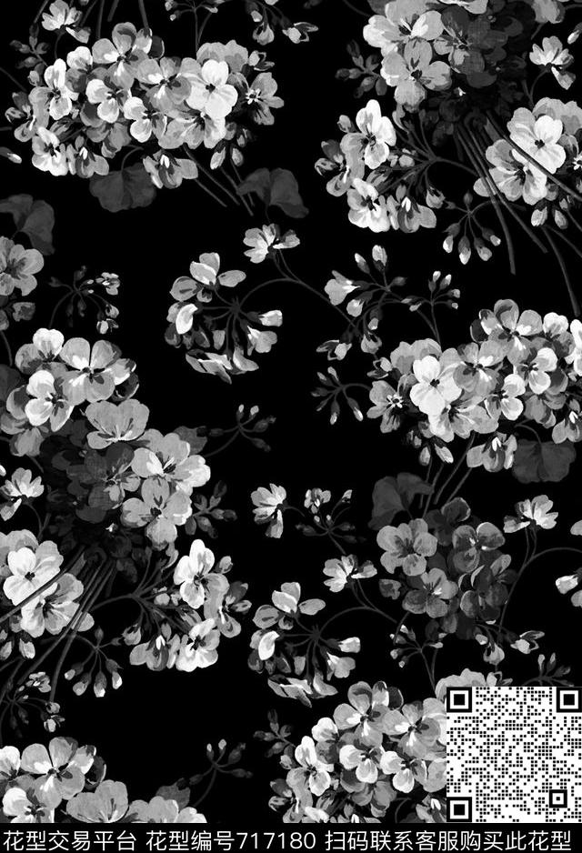 gucci古驰天竺葵天竺兰数码印花华亿平台下载（图片编号: 717180） - 瓦栏（Walan）