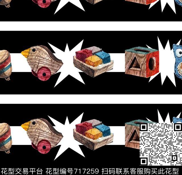 复古几何条纹传统印花华亿平台下载（图片编号: 717259） - 瓦栏（Walan）