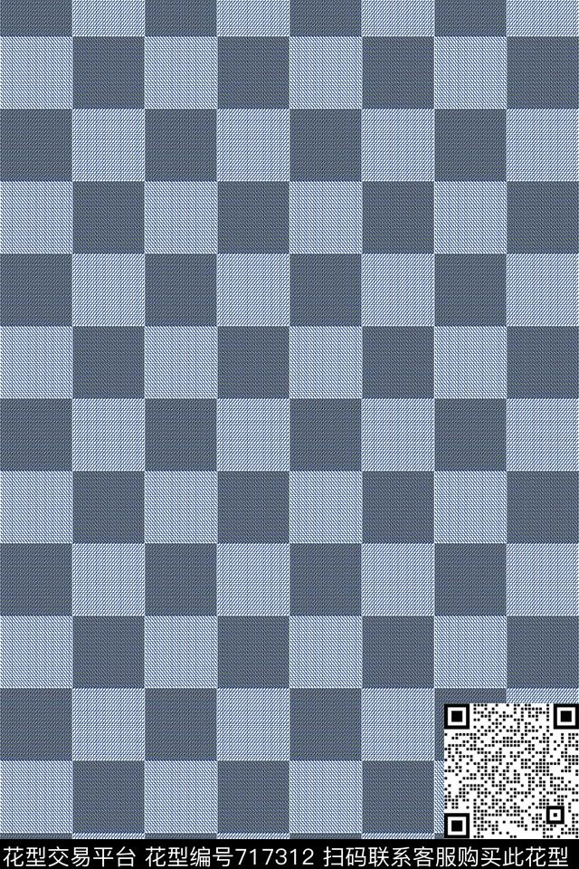 抽象肌理几何格子传统印花华亿平台下载（图片编号: 717312） - 瓦栏（Walan）