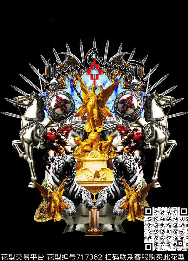 marceloburlon动物猛兽数码印花华亿平台下载（图片编号: 717362） - 瓦栏（Walan）