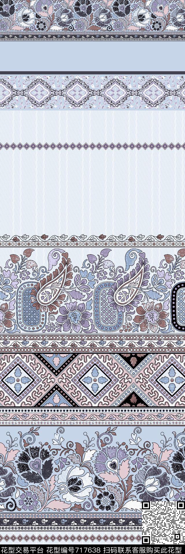 巴洛克欧式民族风传统印花华亿平台下载（图片编号: 717638） - 瓦栏（Walan）