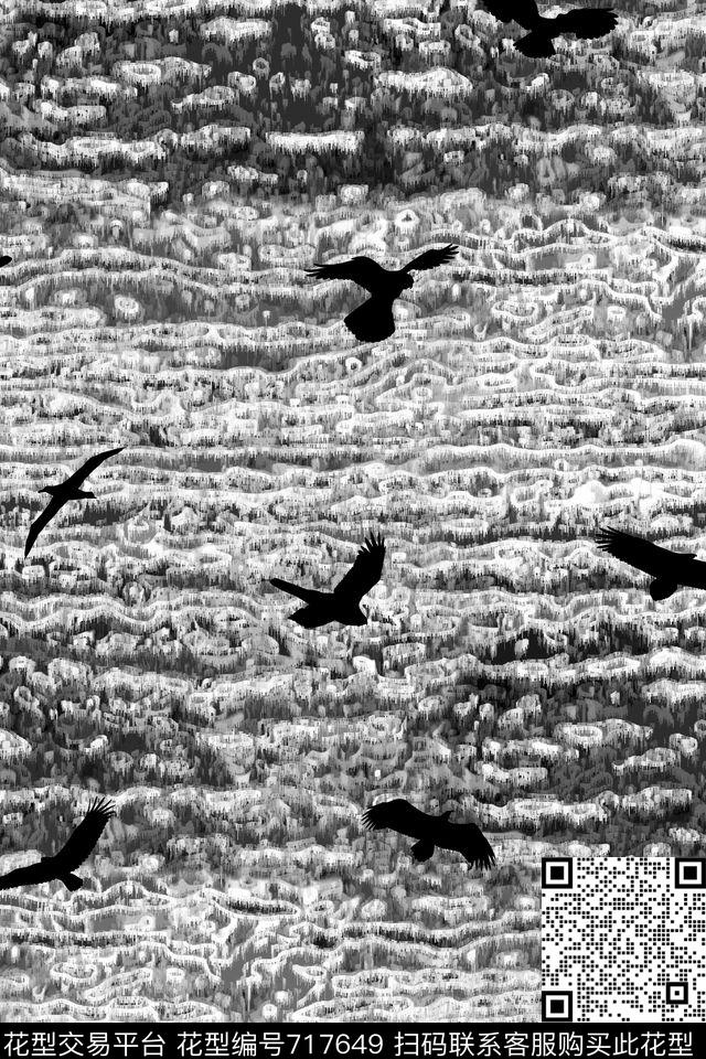 纹理抽象纹理肌理海燕传统印花华亿平台下载（图片编号: 717649） - 瓦栏（Walan）