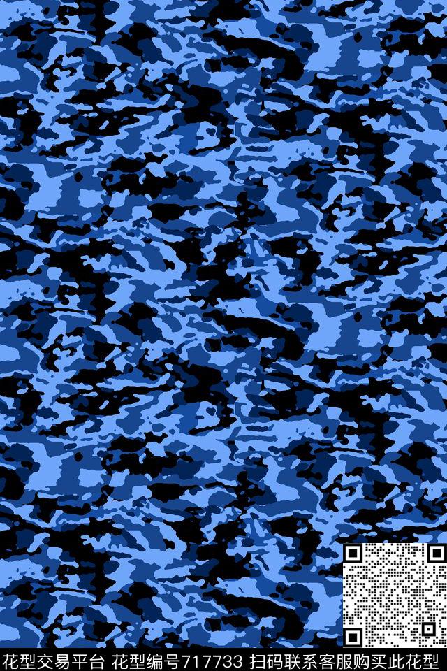 纹理抽象纹理肌理迷彩服传统印花华亿平台下载（图片编号: 717733） - 瓦栏（Walan）