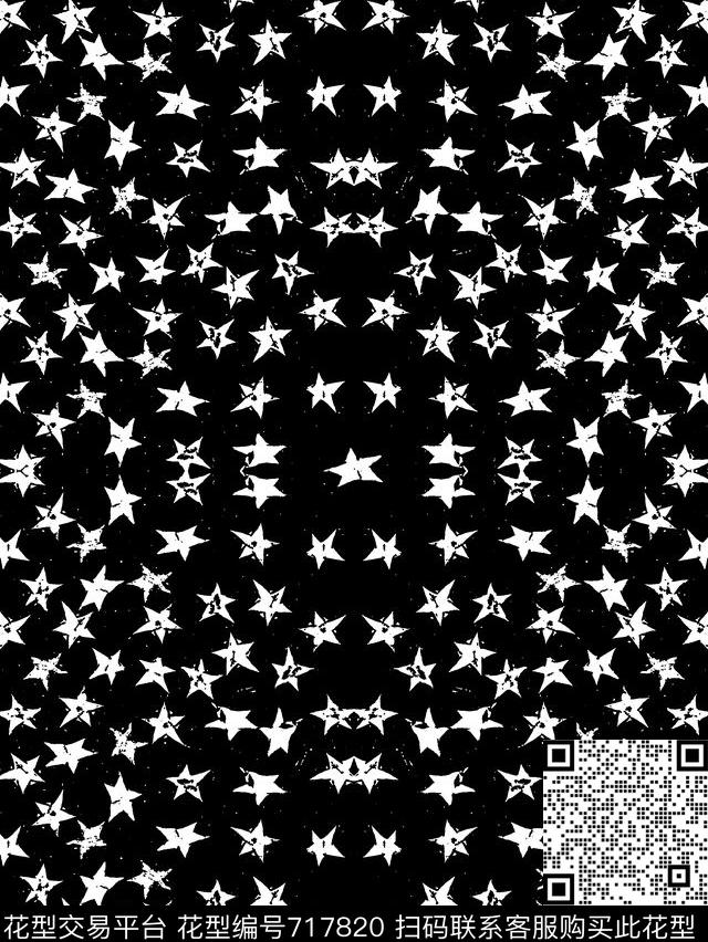 明星女装星星传统印花华亿平台下载（图片编号: 717820） - 瓦栏（Walan）