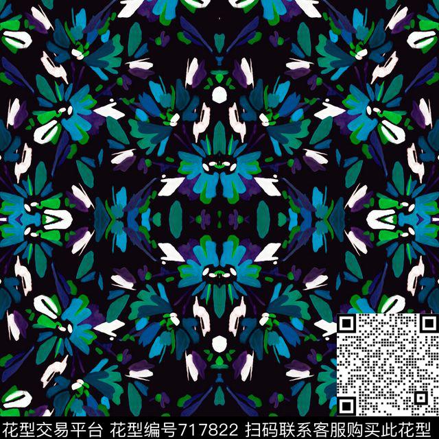 数码华亿平台花卉女装数码印花华亿平台下载（图片编号: 717822） - 瓦栏（Walan）