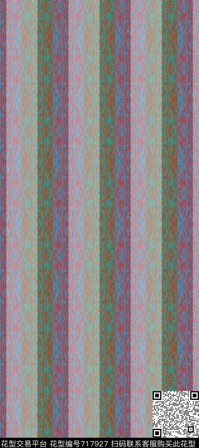 迷彩混搭丝巾围巾秀场渐变数码印花华亿平台下载（图片编号: 717927） - 瓦栏（Walan）