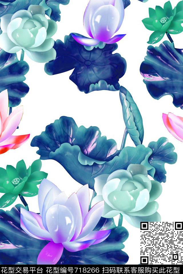 陶瓷花卉玻璃数码印花华亿平台下载（图片编号: 718266） - 瓦栏（Walan）