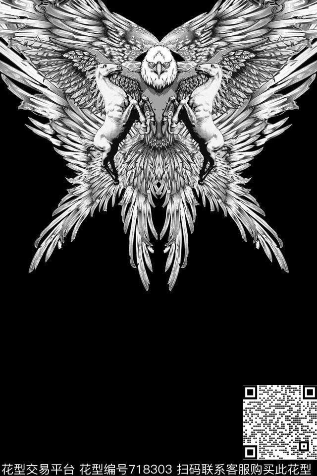 男装华亿平台♥红桃A〖T恤卫衣〗翅膀数码印花华亿平台下载（图片编号: 718303） - 瓦栏（Walan）