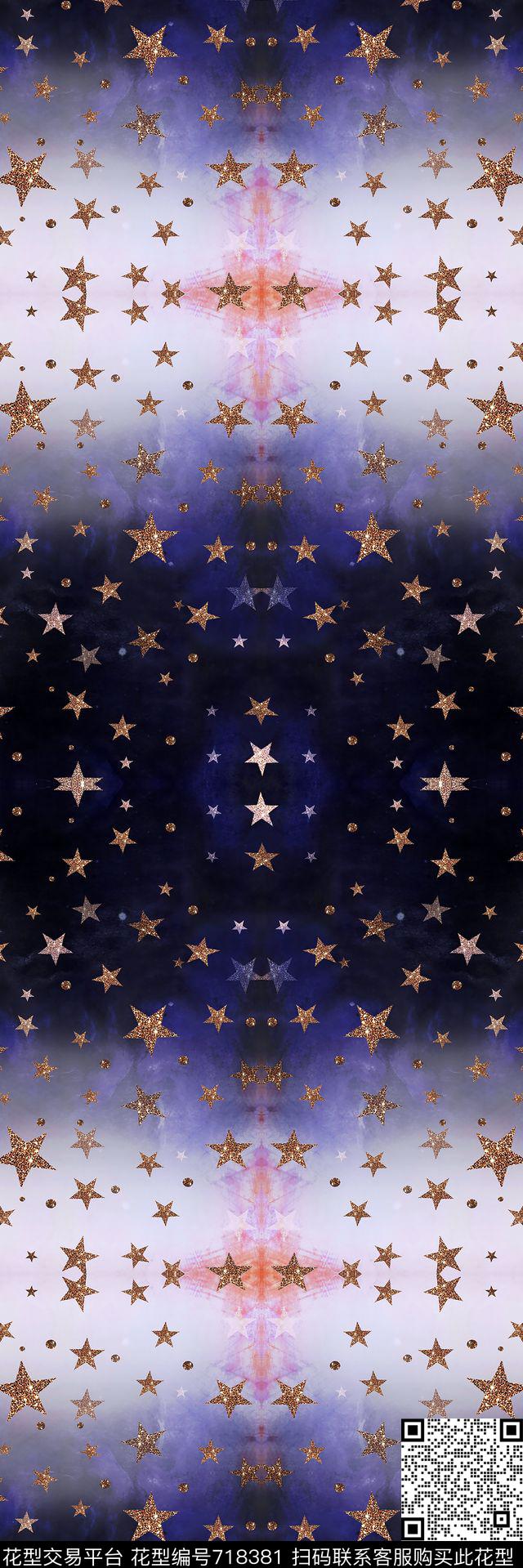 数码华亿平台星空女装数码印花华亿平台下载（图片编号: 718381） - 瓦栏（Walan）