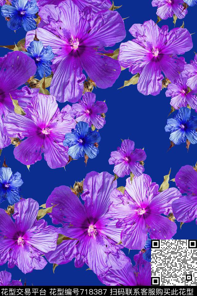 几何组合抽象炫彩中国风数码印花华亿平台下载（图片编号: 718387） - 瓦栏（Walan）