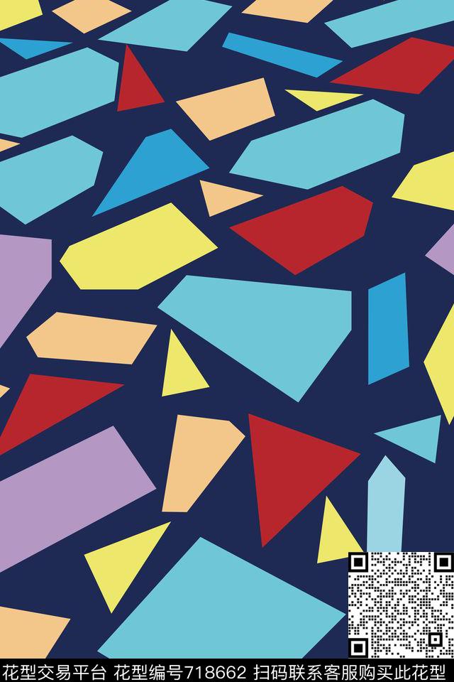 AI源文件主题开发几何数码印花华亿平台下载（图片编号: 718662） - 瓦栏（Walan）