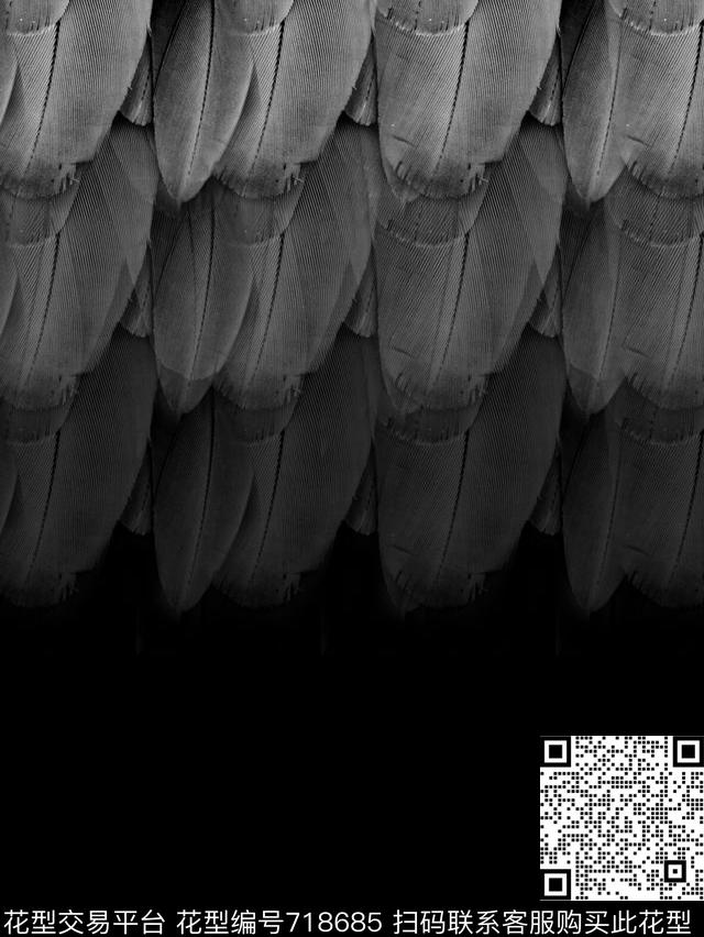 复古男装潮流男装男装T桖胸花数码印花华亿平台下载（图片编号: 718685） - 瓦栏（Walan）